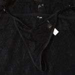 New Inner Secrets Lacey 2pc Sheer Chemise Pj Nightie with Thong Size Small Black Photo 4