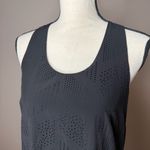 Athleta Brookfield Racerback Athletic Mini Dress Black Extra Small XS Laser Cut Photo 3