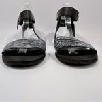 Vince  Sawyer Black Open Toe Ankle Wrap Sandal 8 Photo 4