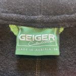 Geiger Boiled Wool Sweater Cardigan Jacket Size 34 Austria Brown Blazer Vintage Photo 7