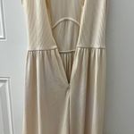 Lulus Cream Ribbed Corset Romper Photo 2
