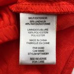 Love, Fire  Women’s Red Hibiscus Linen Bandeau Crop Top Size Small NWT Photo 6