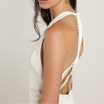 NWT SABINA MUSÁYEV LINCOLN VEST dress ivory, size XS White Photo 2