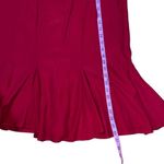 Vintage Desert West by Sherry Holt Cherry Red Flowy Long Maxi Skirt Women Small Photo 9