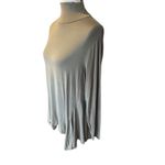 G by Giuliana Women's Turtleneck Fit Flare Tee Long Sleeve Flowy Top Brown Large Brown Photo 7