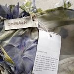 Zimmermann  Natura Floral Semisheer Long  Sleeve Silk maxi dress size AU 1 /S Photo 11