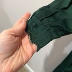 Gap Green Maxi Dress L Tall NWT Holiday Party Long Sleeve Emerald Evening Photo 3