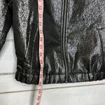 Paige Rosie HW x Kimi Bomber Jacket Gray Metallic Size Medium Photo 5