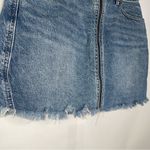 Free People We the Free Zip it Up Denim Mini Skirt Photo 6