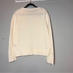 Jenni Kayne  Everyday Sweater Ivory Cream Crewneck Size Small Wool Cashmere Small Photo 5