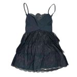 BCBGMAXAZRIA BCBG MaxAzaria Black Josanna Lace Tiered Pointe Bodice Womens Size Small Photo 4