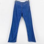 Theory Blue Medium Wash Straight Leg Jeans Photo 49