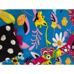 Vintage 80s Maximalist Twee Floral Sequin Polka Dot Button Photo 4