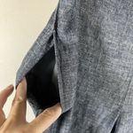 Eileen Fisher Pants Womens S Blue Organic Cotton Hemp Wide Leg Pull On Pockets Photo 3