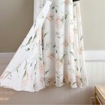 NWT Lulus Romantic Possibilities‎ White Pink Floral Print Maxi Dress Size Large Photo 8