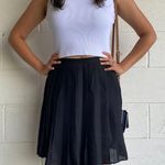 Forever 21 pleated black mini skirt with zipper Photo 0