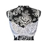 Lace Bra 36C Semi Sheer Underwire Unpadded Sexy Floral Flower Lingerie Everyday White Size undefined Photo 4