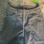 Edikted Striped Cargo Pants size Small Wide Leg Retro Y2K Streetwear Denim Photo 4