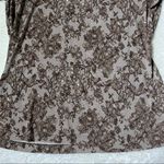 Jockey Brown Floral Lace Print T Photo 7