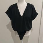 Entro NWT V Neck Bodysuit With Rolled Sleeves Sz M Photo 6