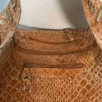 Jessica Simpson Women's Crocodile Pattern Purse Shoulder Hobo Bag Orange Large Photo 7