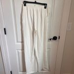 Commense Women's Pleated Wide Leg Trouser Pants Oversized White Size XS NWT Photo 4