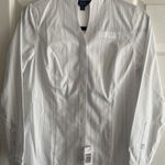 Brooks Brothers  United Exclusive Womens 00 NEW Uniform Button Front Pinstripe Photo 0