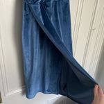 Lulus  Size XS Honey Love Light Blue Velvet Bodycon Wrap Dress Romantic Cocktail Photo 6