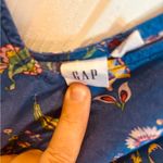 Gap  Blue Pink Sleeveless V-Neck Maxi Sundress Photo 2