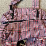 See By Chloe Authentic plaid Joyrider tote red black gold Photo 2