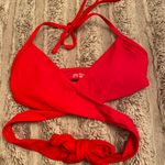 Aerie Red Tie Bikini Top Photo 0