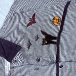 Vintage Victoria jones black button front long sleeve Halloween shirt pumpkin PS White Size undefined Photo 2