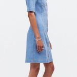 Madewell Denim Seamed Mini Shirtdress in Palermo Wash NWOT Photo 2