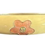 Bracelet ivory , pink flowers romantic, cottage feminine,prairie,victorian Photo 0