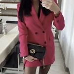 ZARA BUTTONED BLAZER DRESS w/ Pockets & Buttons NEW Photo 7