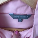 Simply Southern Quarter Snap Pink Pullover Size XXL Photo 6