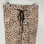 Camila Coelho  Collection Wren Linen Drawstring Pant Leopard Print Photo 3