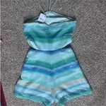 Hutch  Blue and Green Sequin Romper Photo 5