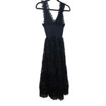 Waimari La Mimosa Dress in Guipure Lace Sz. XS Black Photo 4