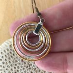 Open Cut Circular Earrings Retro Trendy Never Worn Photo 7