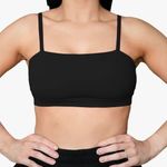 Black Workout Bandeau Top Photo 0