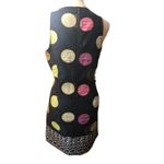 Maeve Retro Tilde Jacquard Mixed Media Colored Polka Dots Dress Size S NWT Photo 9
