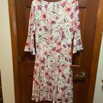 Rabbit Rabbit Rabbit Dress 18 Pink and White Floral Lace Overlay Photo 3