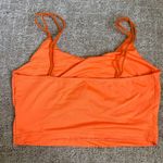 Neon orange crop tank top Size M Photo 1