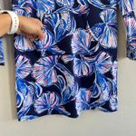 Lilly Pulitzer UPF50 Skipper Popover Dress Small Bright Navy in Reel Life Print Photo 6