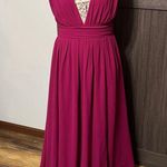 Lulu’s Heavenly Hues Magenta Maxi Dress, Medium Pink Photo 2