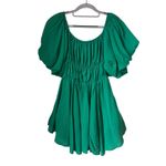 Altar'd State  Amabella Green Puff Dress - Medium Photo 3