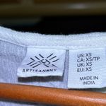 Artisan NY NWT Women's Beach Cover-Up Dress Size XS White Lace-Up Photo 3