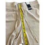 New York & Co. Ruched cropped cotton-jersey track pants size M Photo 3
