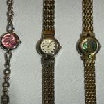 Lot of 3 Mixed Ladies Quartz Wrist Watches Photo 6